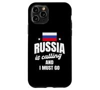 Drôle d'amant de la Russie disant le mal du pays russe Coque pour iPhone 11 Pro