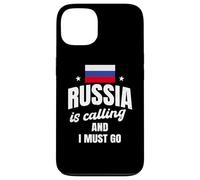 Drôle d'amant de la Russie disant le mal du pays russe Coque pour iPhone 13