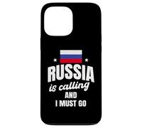 Drôle d'amant de la Russie disant le mal du pays russe Coque pour iPhone 13 Pro Max