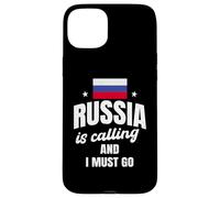 Drôle d'amant de la Russie disant le mal du pays russe Coque pour iPhone 15 Plus