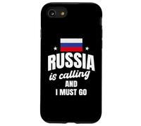 Drôle d'amant de la Russie disant le mal du pays russe Coque pour iPhone SE (2020) / 7 / 8
