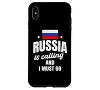 Drôle d'amant de la Russie disant le mal du pays russe Coque pour iPhone XS Max