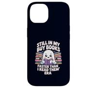 Drôle d'amateur de Livre fantôme lisant Toujours dans Mon achat Livres ère Coque pour iPhone 14