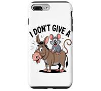 Drôle D'âne Rat Attitude Intelligente Dessin Humoristique Coque pour iPhone 7 Plus/8 Plus