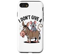 Drôle D'âne Rat Attitude Intelligente Dessin Humoristique Coque pour iPhone SE (2020) / 7/8