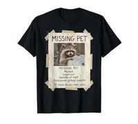 Drôle d'animal disparu Raton Laveur Inspecteur des ordures T-Shirt