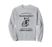 Drôle dans l'intérêt de la transparence totale « It Was Raccoon » Sweatshirt