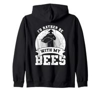 Drôle d'apiculteur Blague d'apiculteur Amoureux des Abeilles Sweat à Capuche