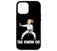 Drôle d'arts Martiaux Taekwondo Girl Coque pour iPhone 12 Pro Max