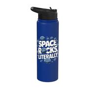 Drôle d'astéroïde Meteor Space Rocks Littéralement Stainless Steel Insulated Water Bottle