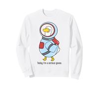 Drôle d'astronaute Goose Carrière Day Enfants Tout-Petits Filles Garçons Sweatshirt