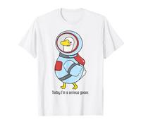 Drôle d'astronaute Goose Carrière Day Enfants Tout-Petits Filles Garçons T-Shirt