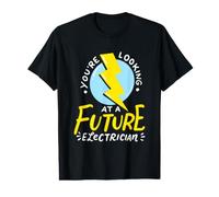 Drôle d'avenir électricien ingénieur électricien T-Shirt Graphique avec Valeur