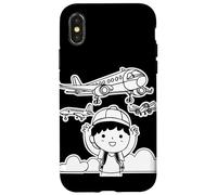 Drôle d'avion Aviation Amoureux Leçons de vol Coque pour iPhone X/XS