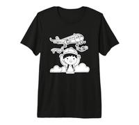 Drôle d'avion Aviation Amoureux Leçons de vol T-Shirt Haut de Gamme