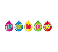 Drôle de 10e anniversaire Girlande 10m