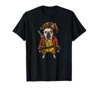 Drôle de Bouledogue français Pirate Amoureux des Chiens T-Shirt