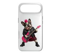 Drôle de Bouledogue français Rock'n Roll Music Band Dog Coque pour iPhone Air