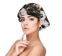Drôle de bouvier bernois,Bonnet de nuit en satin réglable en soie pour adulte, bonnet de nuit élastique pour femme