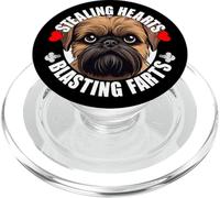Drôle de Bruxelles Griffon Volant des Coeurs Farts Chien PopSockets PopGrip pour MagSafe