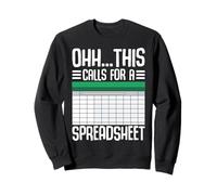 Drôle de Bureau Qui Dit Cela Appelle à Une Feuille de calcul Humour de données Sweatshirt