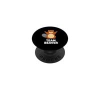 Drôle de Castor d'équipe Disant célébrer Ensemble PopSockets PopGrip Adhésif