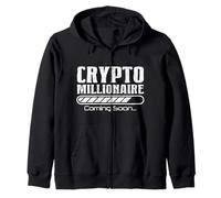 Drôle De Chaîne De Cryptage De Bitcoin Sweat à Capuche