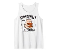 Drôle de Chat apparemment, J'aime Dormir Débardeur