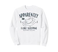 Drôle de Chat apparemment, J'aime Dormir Sweatshirt