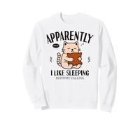Drôle de Chat apparemment, J'aime Dormir Sweatshirt