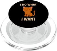 Drôle de chat blague maman papa père mère chaton chats félin PopSockets PopGrip pour MagSafe