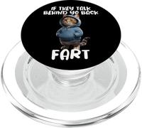 Drôle De Chat Disant S’Ils Parlent Votre Pet Cat Fart Meme PopSockets PopGrip pour MagSafe