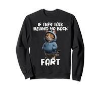 Drôle De Chat Disant S’Ils Parlent Votre Pet Cat Fart Meme Sweatshirt
