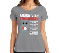 Drôle de chat J'ai besoin de dormir Cadeau café vacances Bureau T-shirt femme, Gris, L