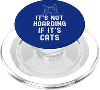 Drôle de Chat Lady Cat Mamans thésaurisation des Chats sans Enfant Vote PopSockets PopGrip pour MagSafe