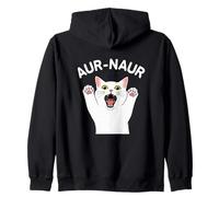 Drôle de Chat Meme Disant AUR Nau Cat Oh No in Australian Accent Sweat à Capuche