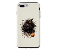 Drôle de Chat Noir sorcière Halloween Bonbon évasion Malice Coque pour iPhone 7 Plus/8 Plus