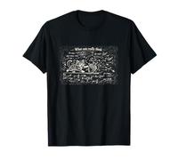 Drôle de Chat Physique Humour Ce Que Les Chats pensent Vraiment académique T-Shirt