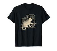 Drôle de Chat Physique Humour Ce Que Les Chats pensent Vraiment Physique T-Shirt