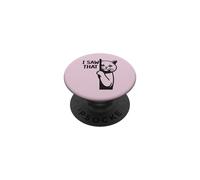 Drôle de Chat Qui a vu ça PopSockets PopGrip Adhésif