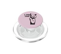 Drôle de Chat Qui a vu ça PopSockets PopGrip pour MagSafe