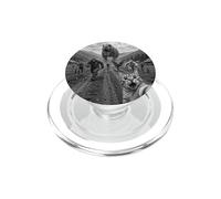 Drôle de Chat Selfie Bigfoot Courant de T Rex et OVNIS PopSockets PopGrip pour MagSafe