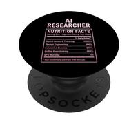 Drôle de chercheur en IA PopSockets PopGrip Adhésif