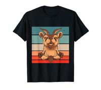 Drôle de chèvre Folle Yoga méditation Namaste chèvre T-Shirt