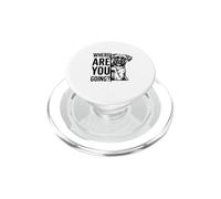 drôle de Chien Boxer, où Vas-tu ? PopSockets PopGrip pour MagSafe