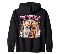 Drôle De Chien Chat Alpha Funny Dog Meme Cat Male Men Sweat à Capuche