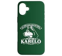 Drôle de Chien Laika finlandais Karelo Coque pour iPhone 16 Plus