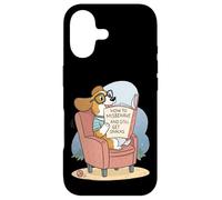 Drôle de Chien lisant, Comment se comporter Mal et Toujours Prendre des collations Coque pour iPhone 17