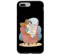 Drôle de Chien lisant, Comment se comporter Mal et Toujours Prendre des collations Coque pour iPhone 7 Plus/8 Plus