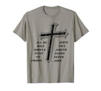 Drôle de Chrétien Jésus Modèles de rôle est allé en Prison T-Shirt